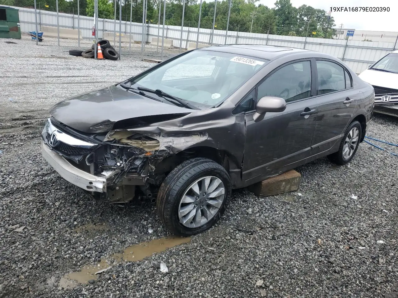 2009 Honda Civic Ex VIN: 19XFA16879E020390 Lot: 59013265