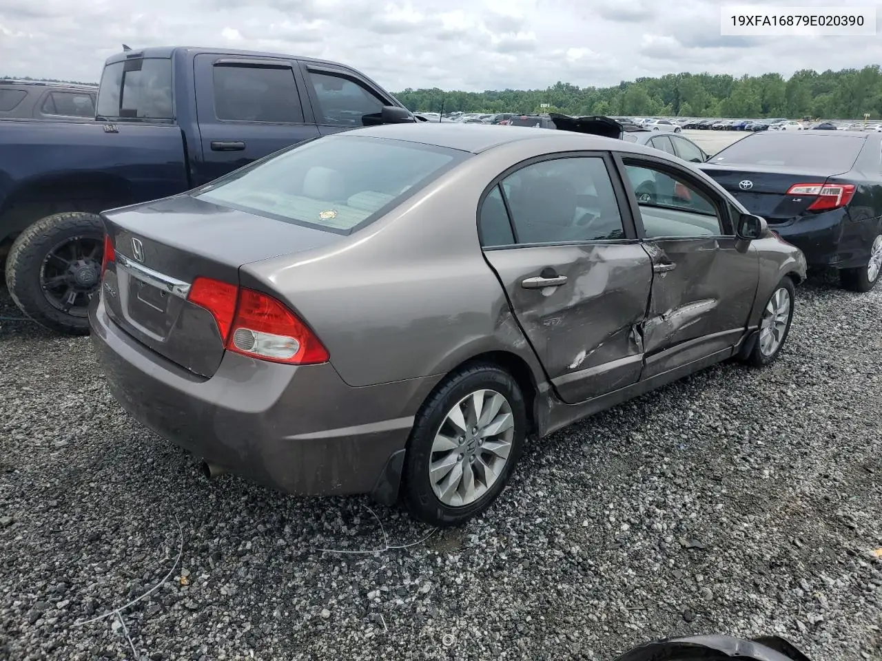 2009 Honda Civic Ex VIN: 19XFA16879E020390 Lot: 59013265