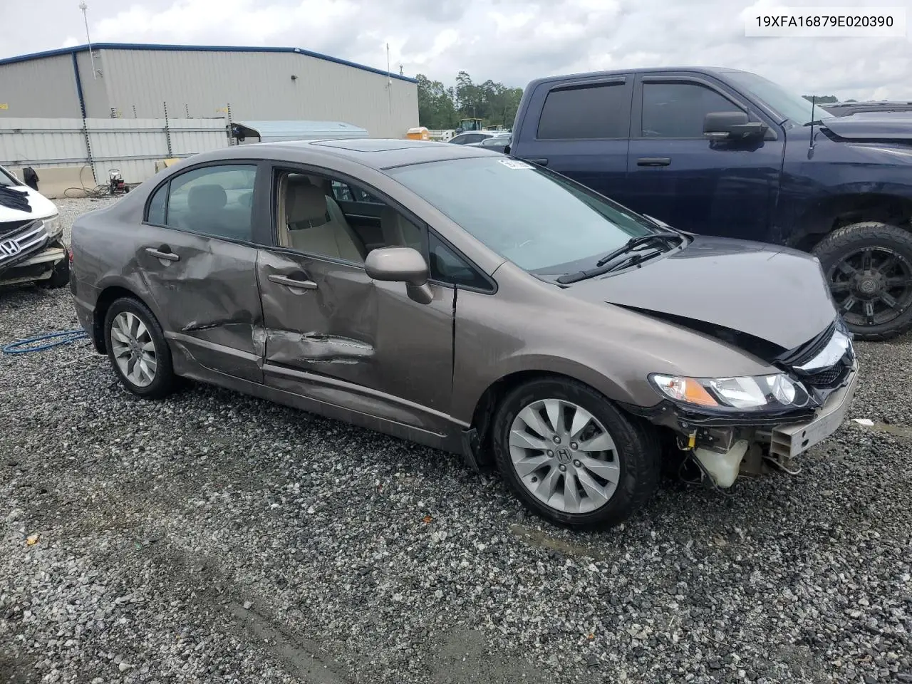 2009 Honda Civic Ex VIN: 19XFA16879E020390 Lot: 59013265