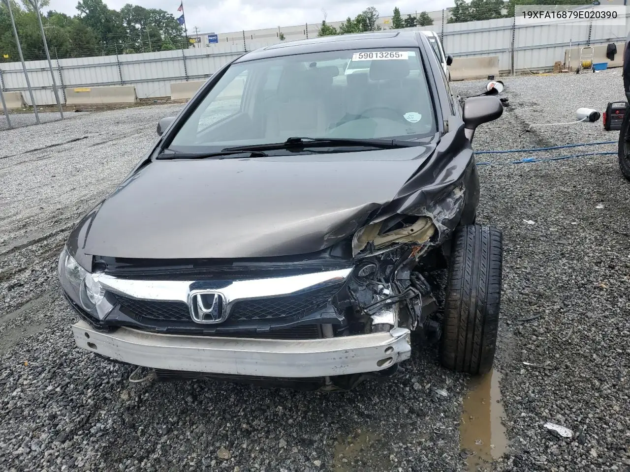 2009 Honda Civic Ex VIN: 19XFA16879E020390 Lot: 59013265