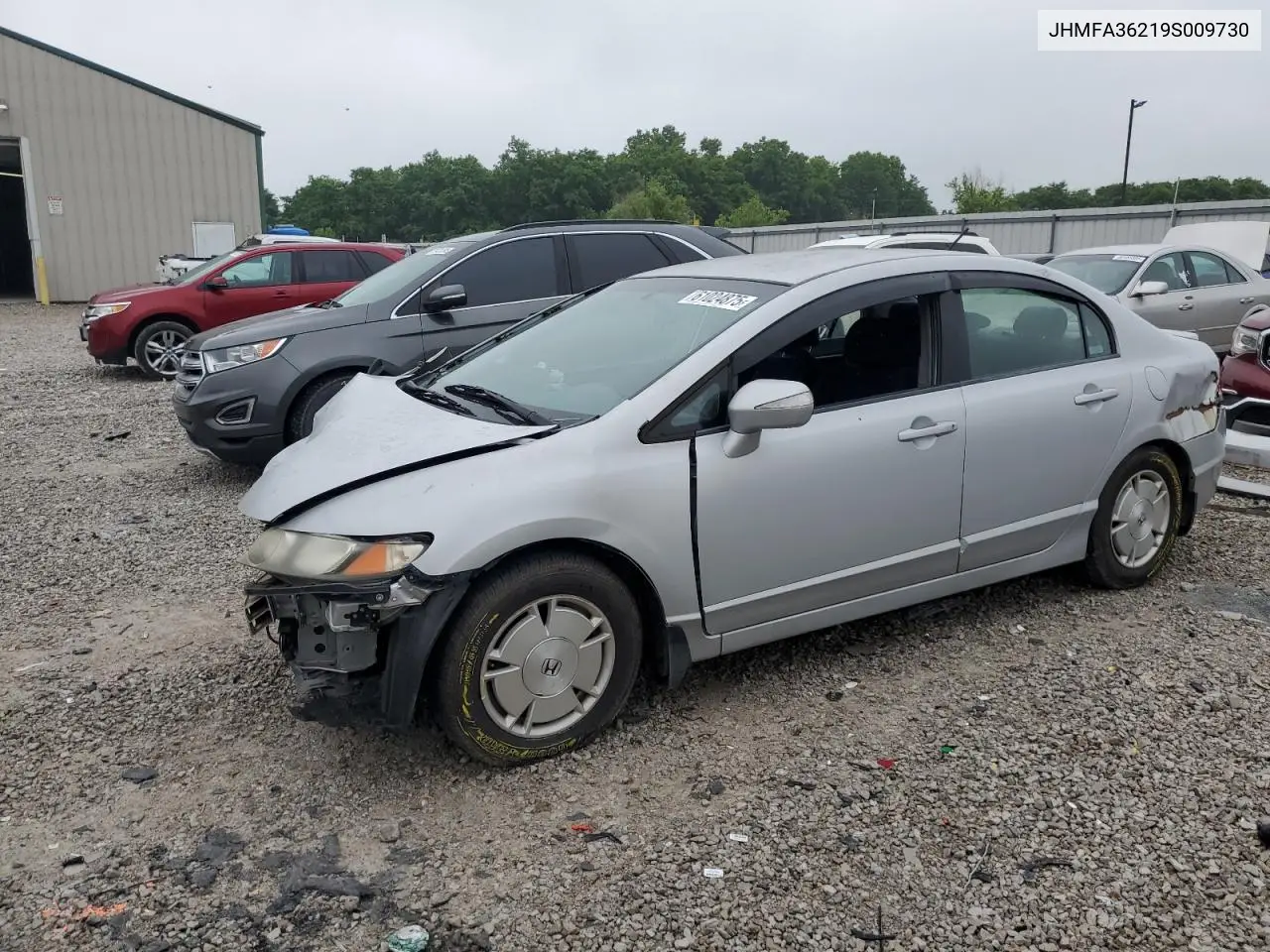 2009 Honda Civic Hybrid VIN: JHMFA36219S009730 Lot: 61024875