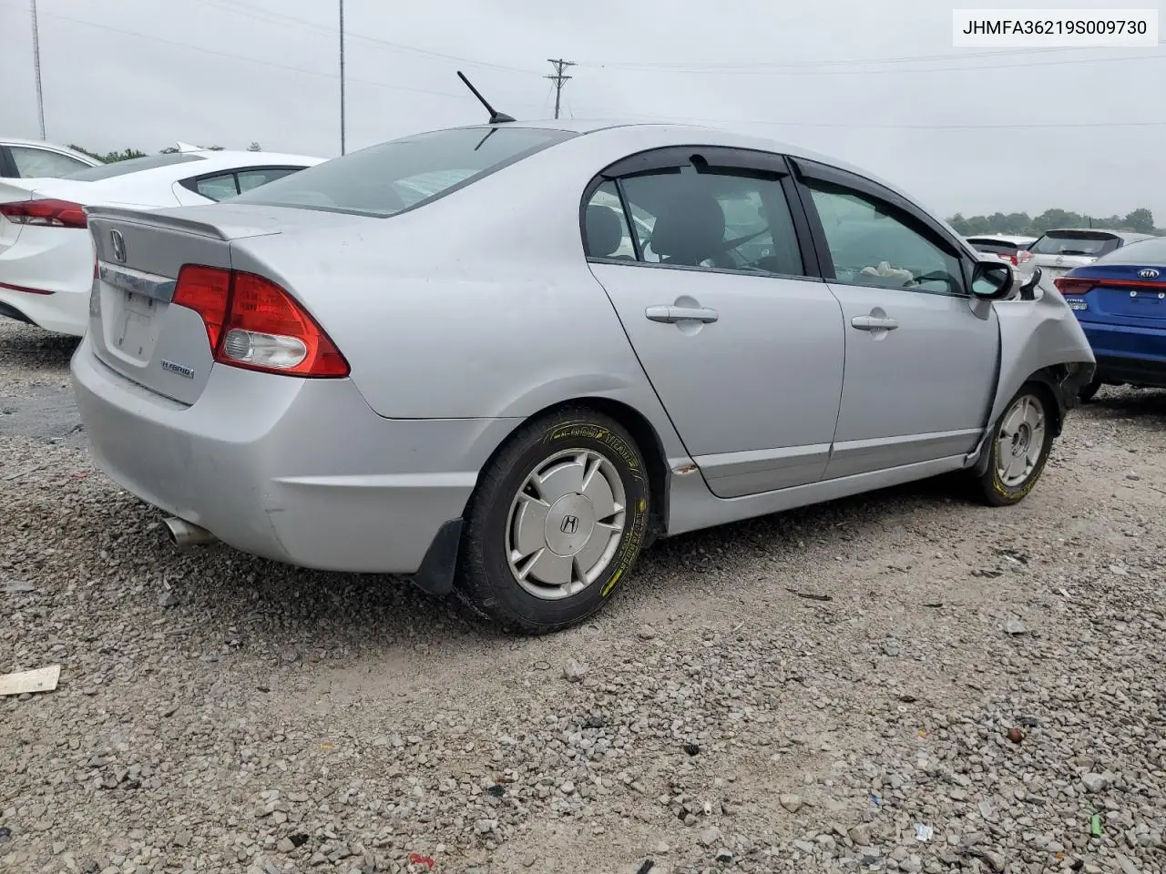 2009 Honda Civic Hybrid VIN: JHMFA36219S009730 Lot: 61024875