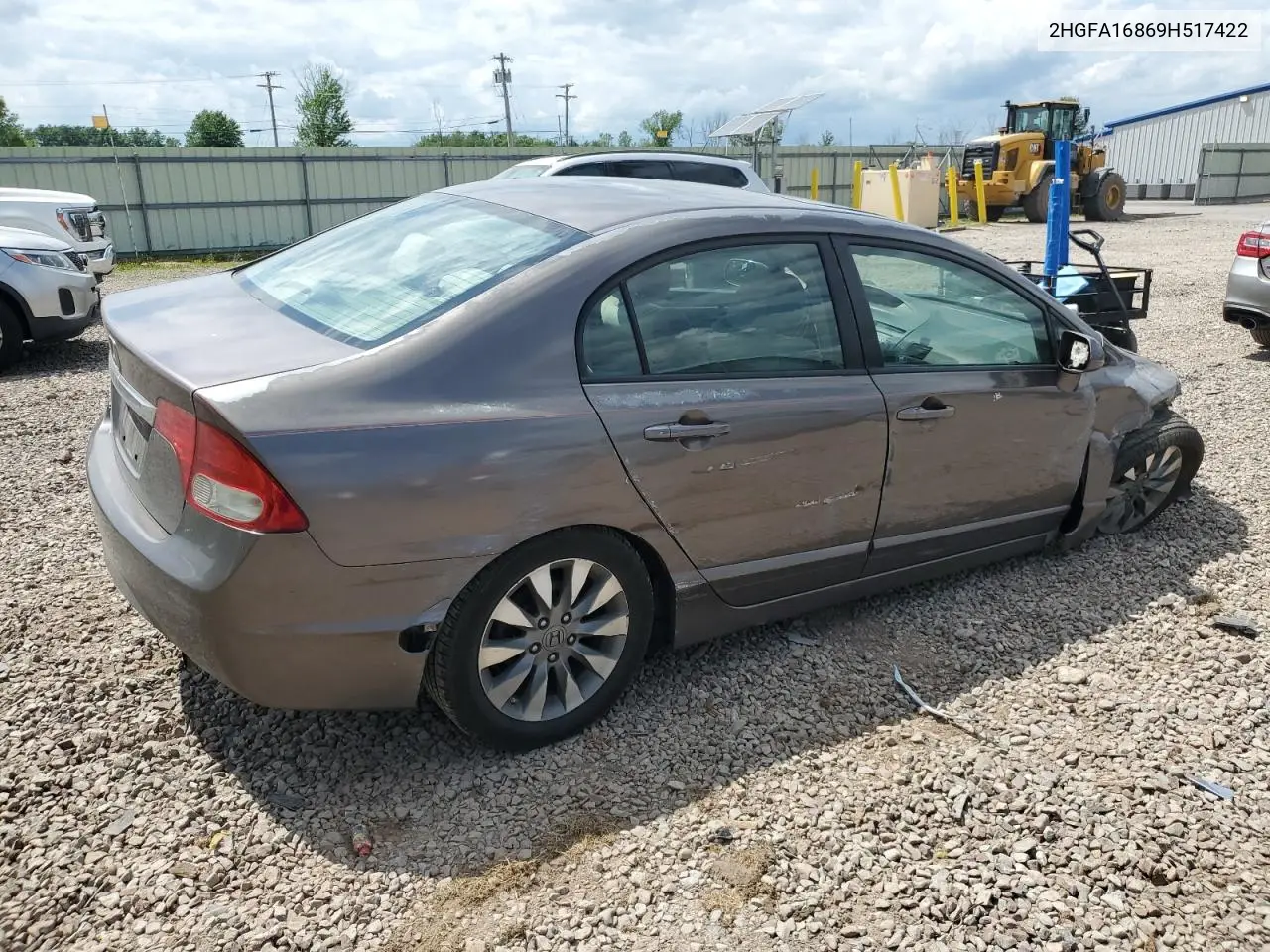 2009 Honda Civic Ex VIN: 2HGFA16869H517422 Lot: 61356675