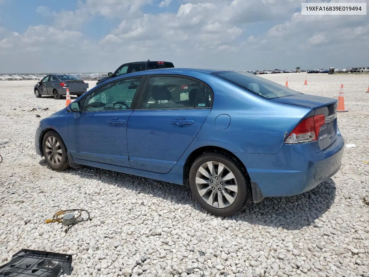 2009 Honda Civic Ex VIN: 19XFA16839E019494 Lot: 62151915