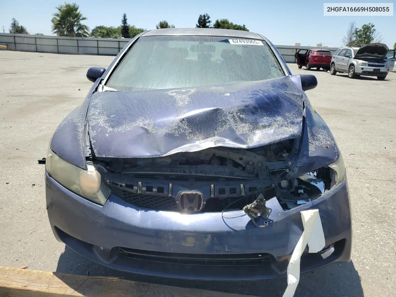 2009 Honda Civic Lx-S VIN: 2HGFA16669H508055 Lot: 62493965