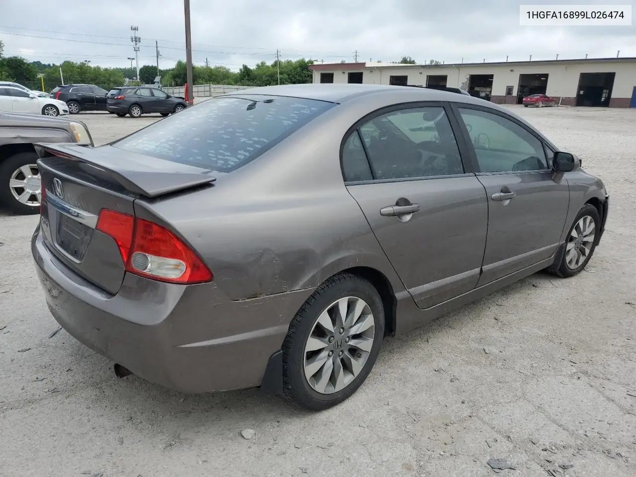 2009 Honda Civic Ex VIN: 1HGFA16899L026474 Lot: 62561655