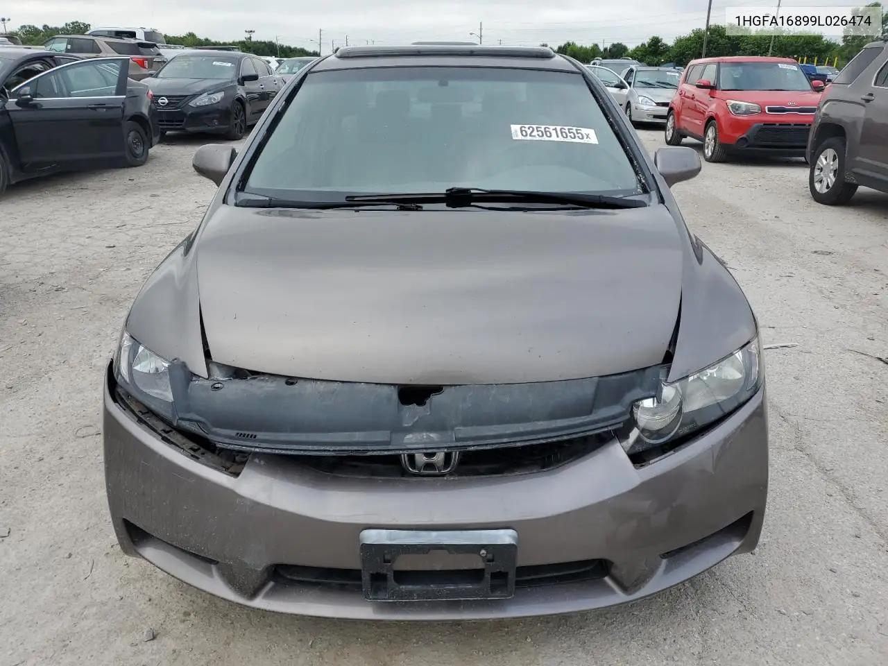 2009 Honda Civic Ex VIN: 1HGFA16899L026474 Lot: 62561655