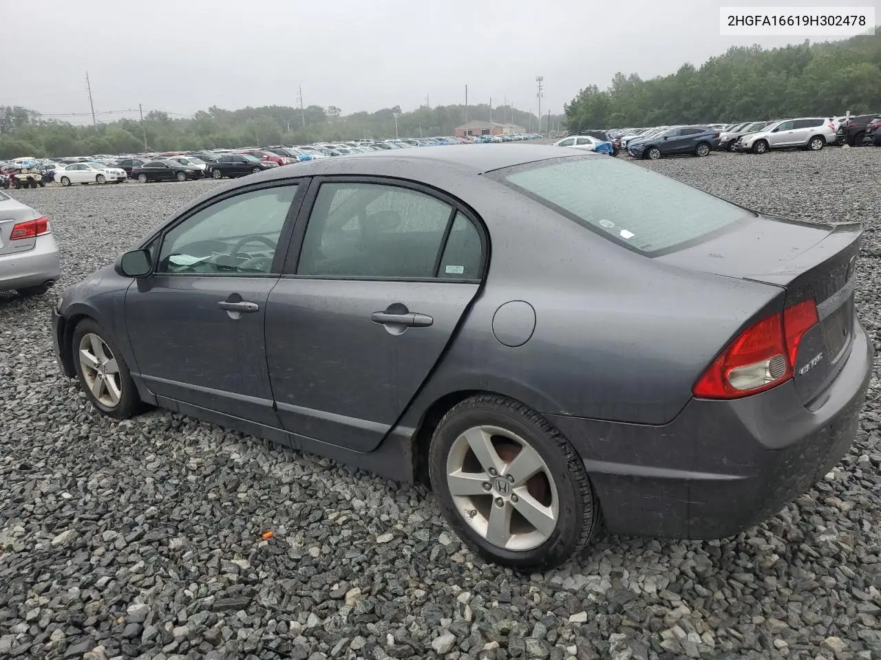 2009 Honda Civic Lx-S VIN: 2HGFA16619H302478 Lot: 62575915