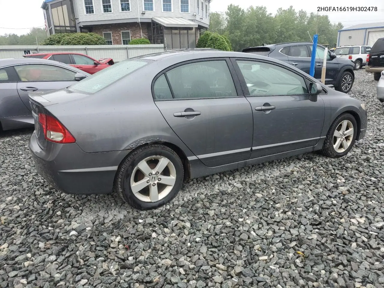 2009 Honda Civic Lx-S VIN: 2HGFA16619H302478 Lot: 62575915