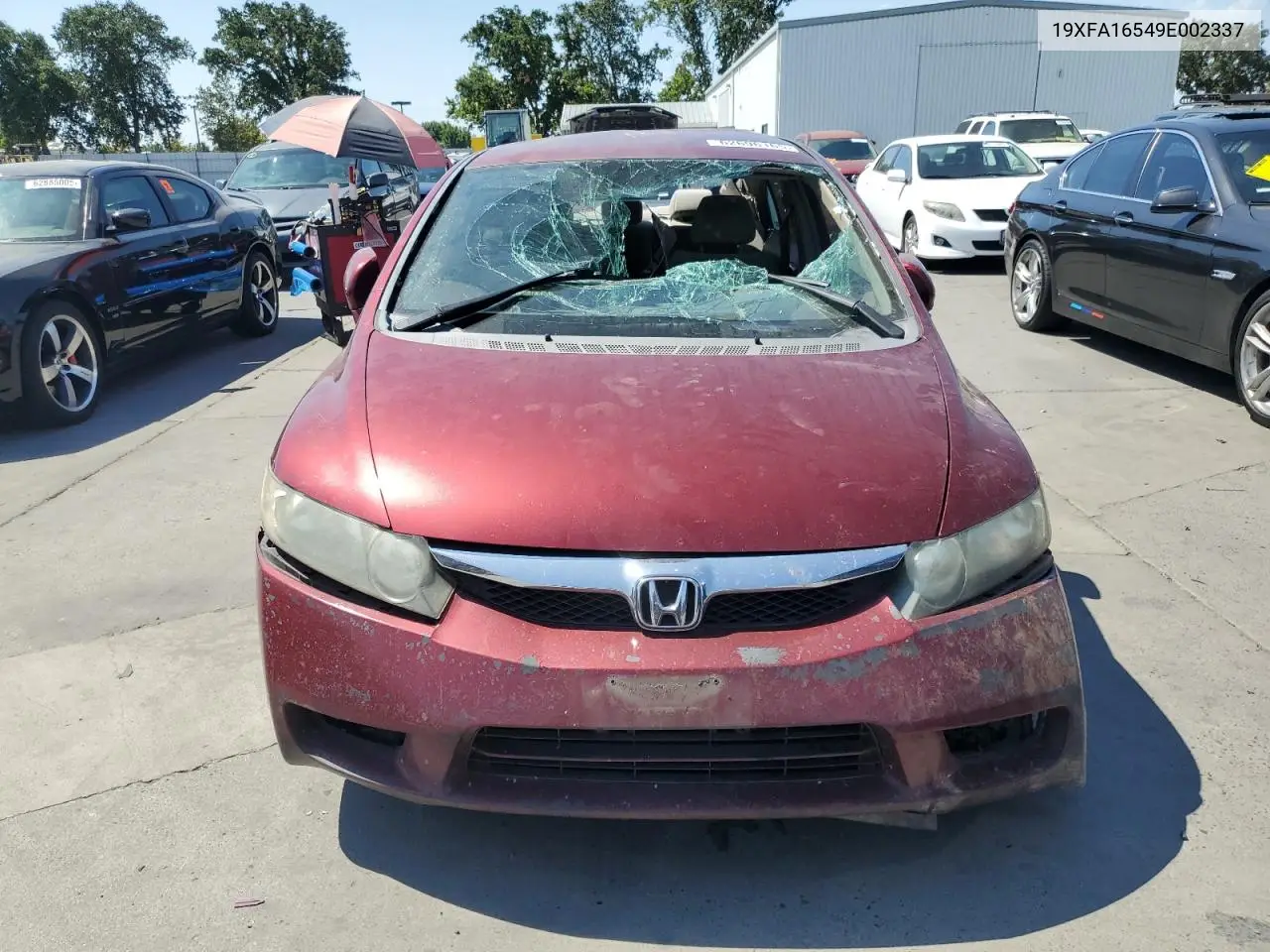 2009 Honda Civic Lx VIN: 19XFA16549E002337 Lot: 62696165