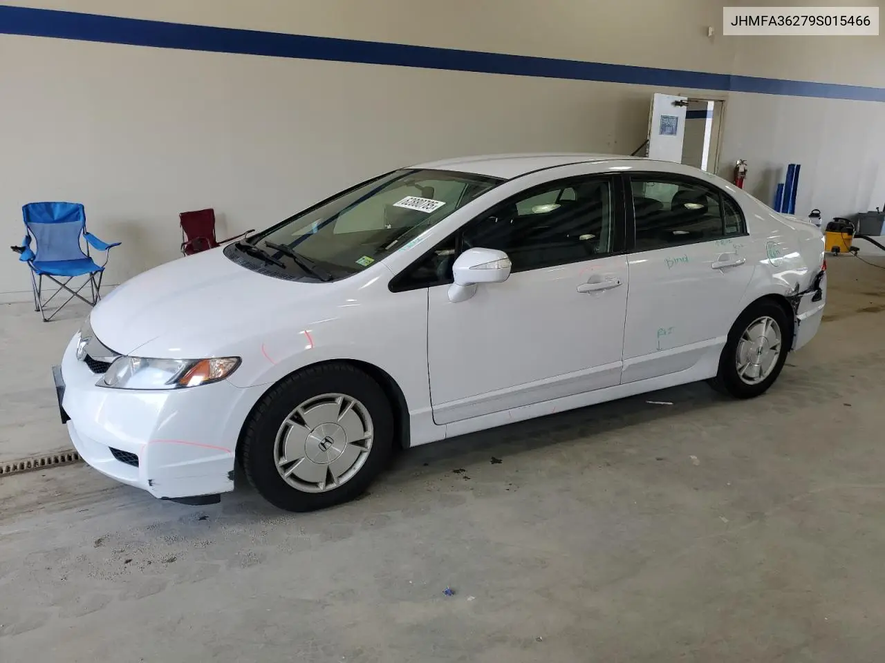 2009 Honda Civic Hybrid VIN: JHMFA36279S015466 Lot: 62880785