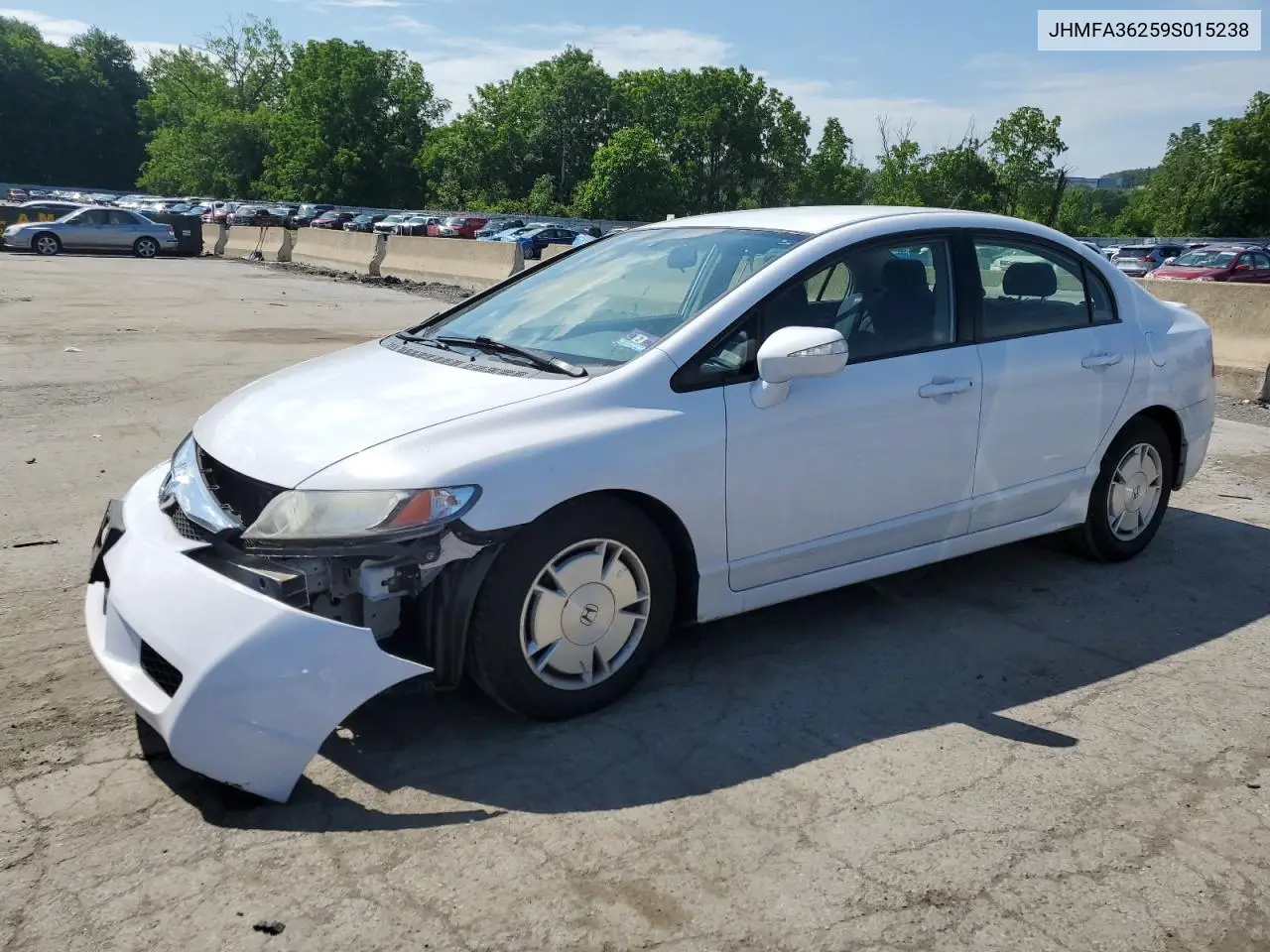 2009 Honda Civic Hybrid VIN: JHMFA36259S015238 Lot: 62932685