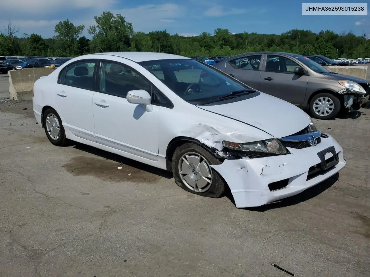2009 Honda Civic Hybrid VIN: JHMFA36259S015238 Lot: 62932685