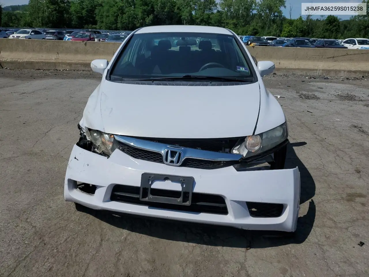 2009 Honda Civic Hybrid VIN: JHMFA36259S015238 Lot: 62932685