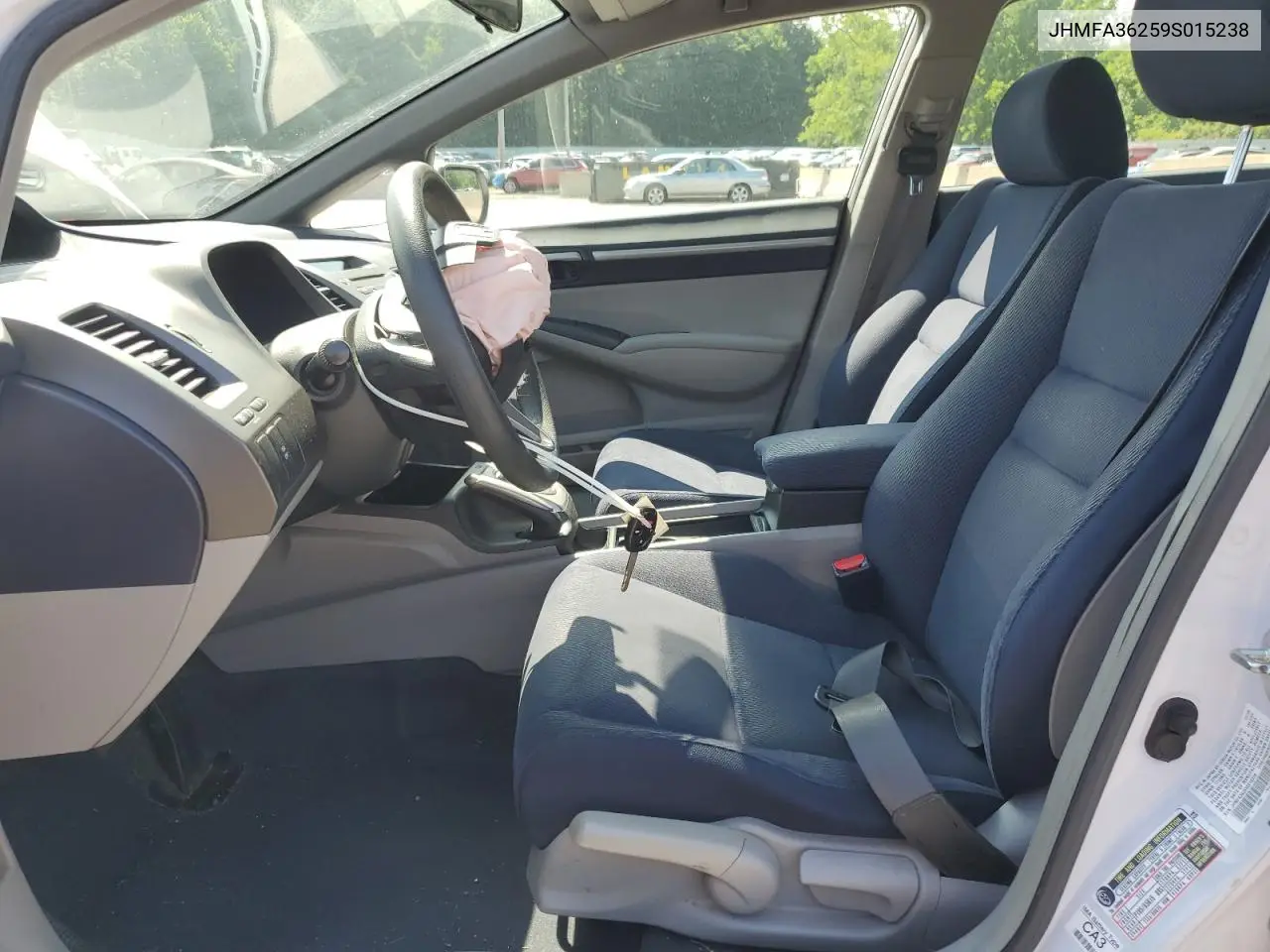 2009 Honda Civic Hybrid VIN: JHMFA36259S015238 Lot: 62932685