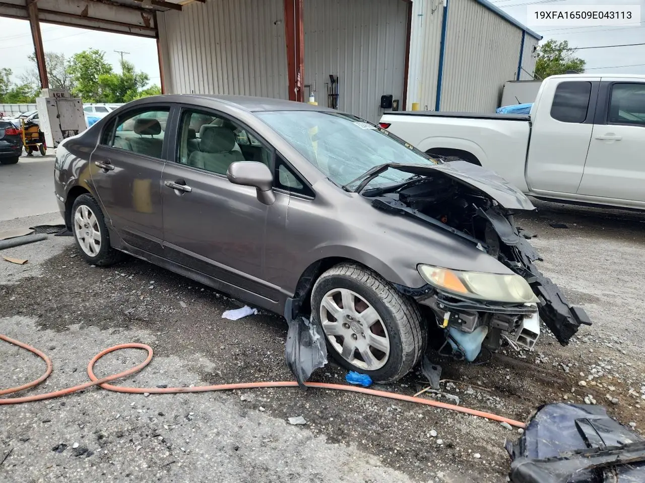 2009 Honda Civic Lx VIN: 19XFA16509E043113 Lot: 62946305