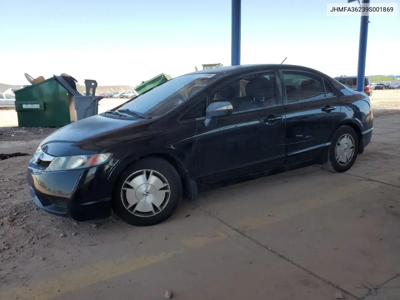 2009 Honda Civic Hybrid VIN: JHMFA36239S001869 Lot: 63115155