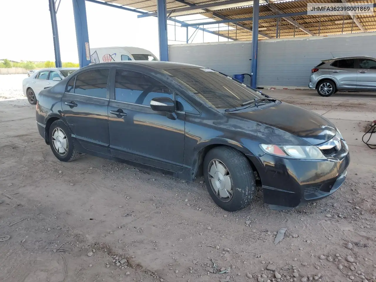 2009 Honda Civic Hybrid VIN: JHMFA36239S001869 Lot: 63115155
