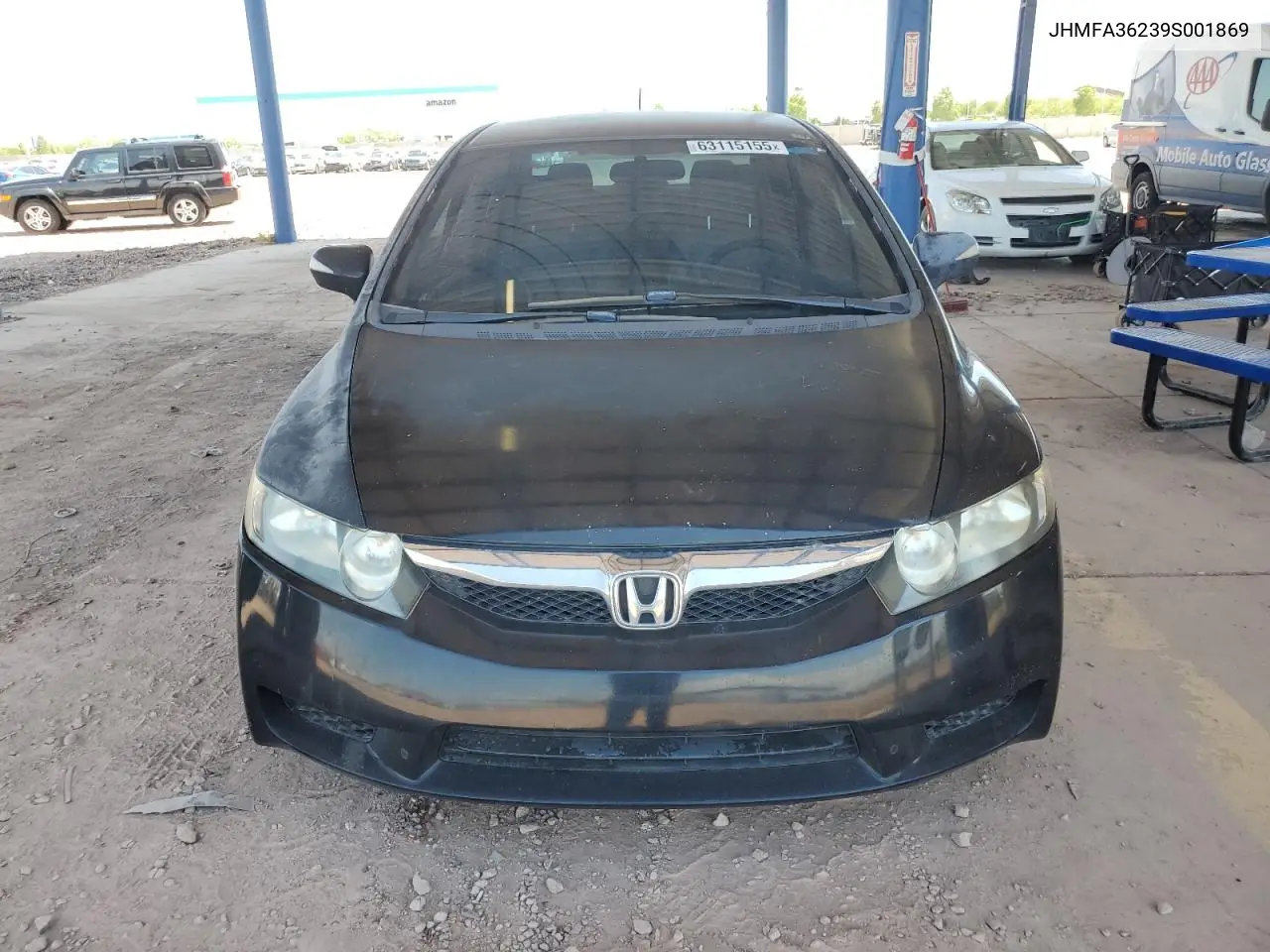2009 Honda Civic Hybrid VIN: JHMFA36239S001869 Lot: 63115155