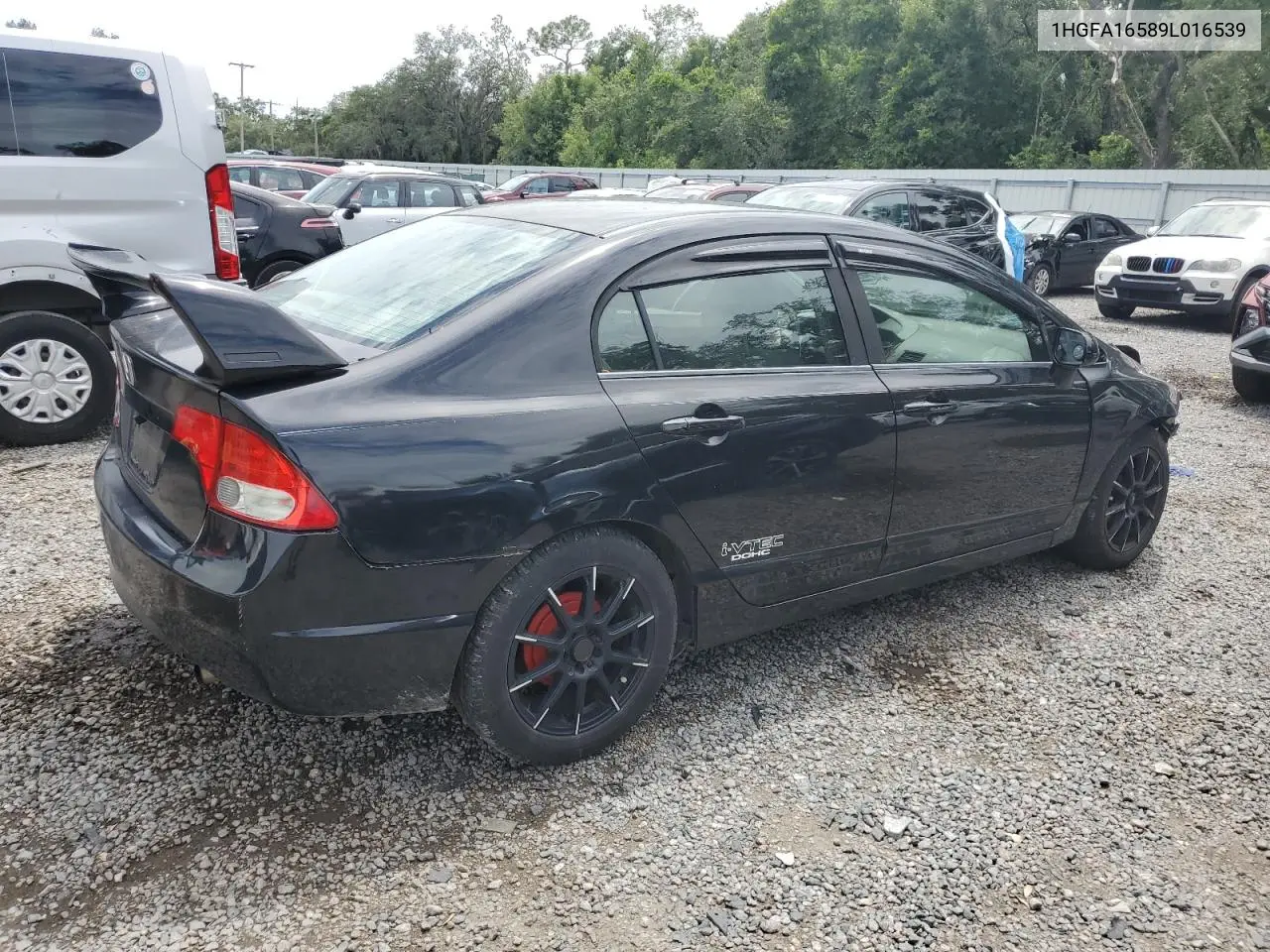 2009 Honda Civic Lx VIN: 1HGFA16589L016539 Lot: 63183775
