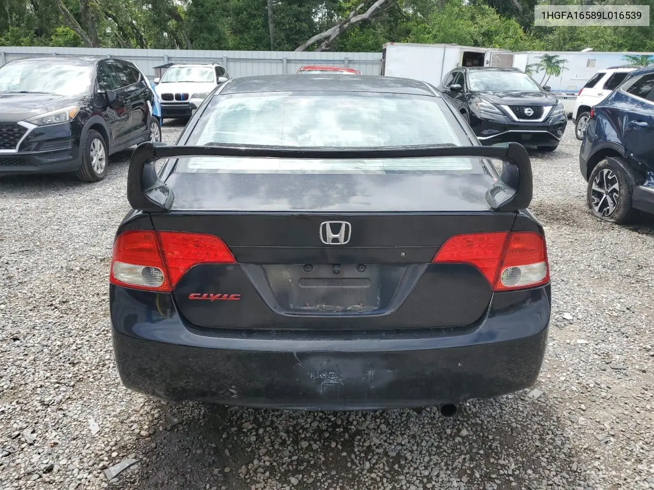 2009 Honda Civic Lx VIN: 1HGFA16589L016539 Lot: 63183775