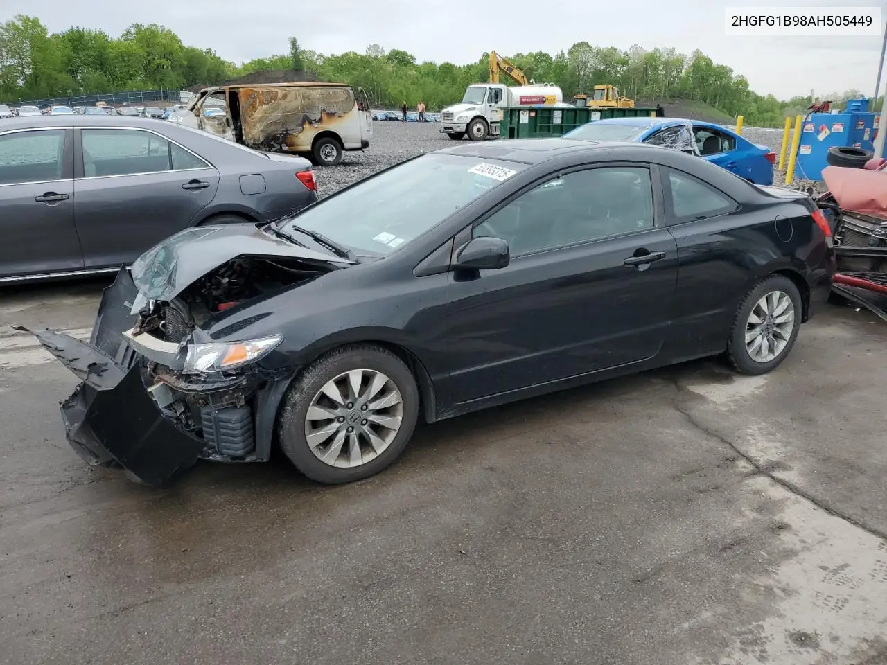 2010 Honda Civic Exl VIN: 2HGFG1B98AH505449 Lot: 53393315