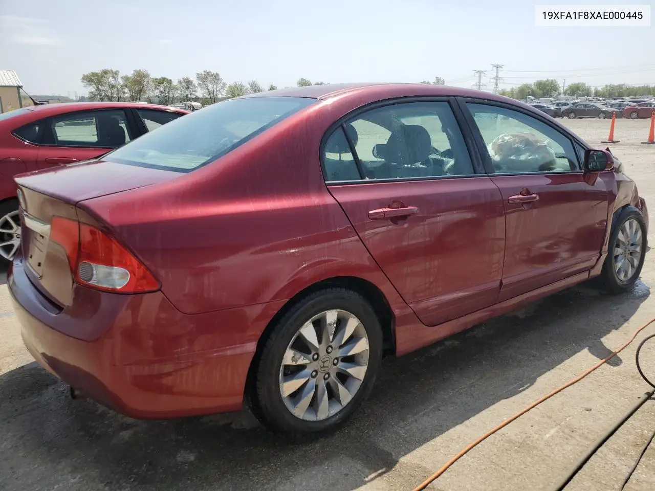 2010 Honda Civic Ex VIN: 19XFA1F8XAE000445 Lot: 55024095