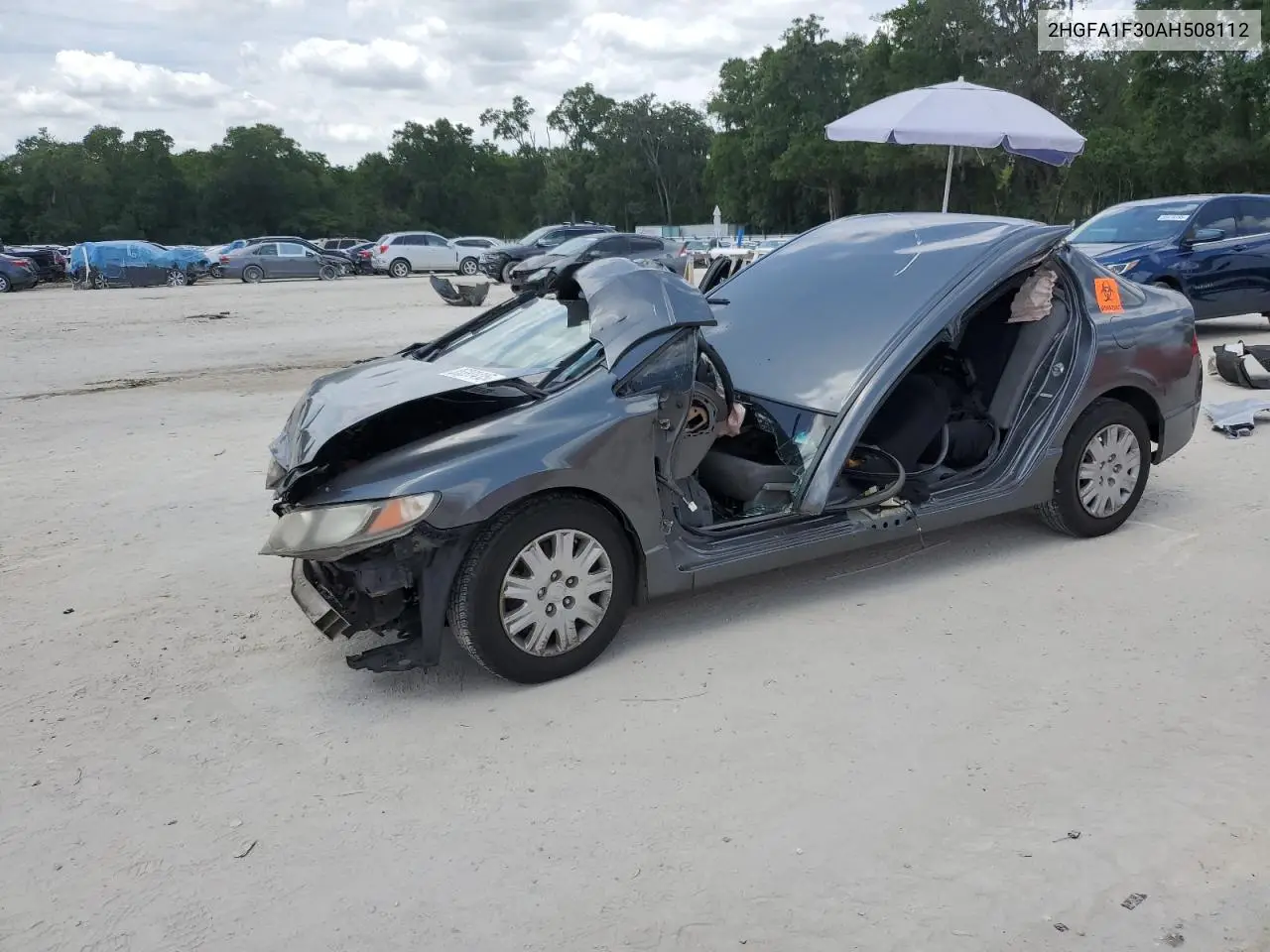2010 Honda Civic Vp VIN: 2HGFA1F30AH508112 Lot: 55391415