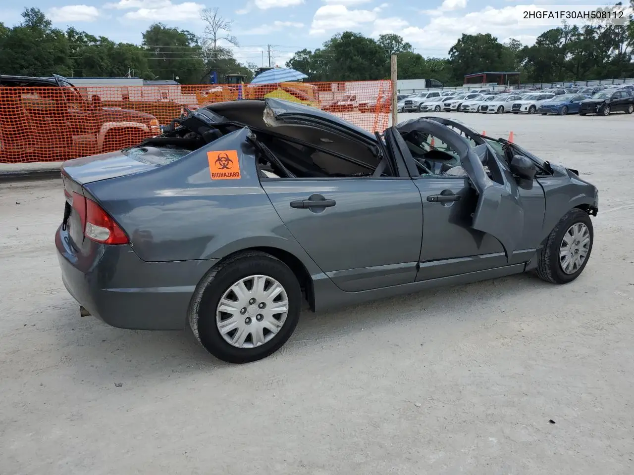 2010 Honda Civic Vp VIN: 2HGFA1F30AH508112 Lot: 55391415