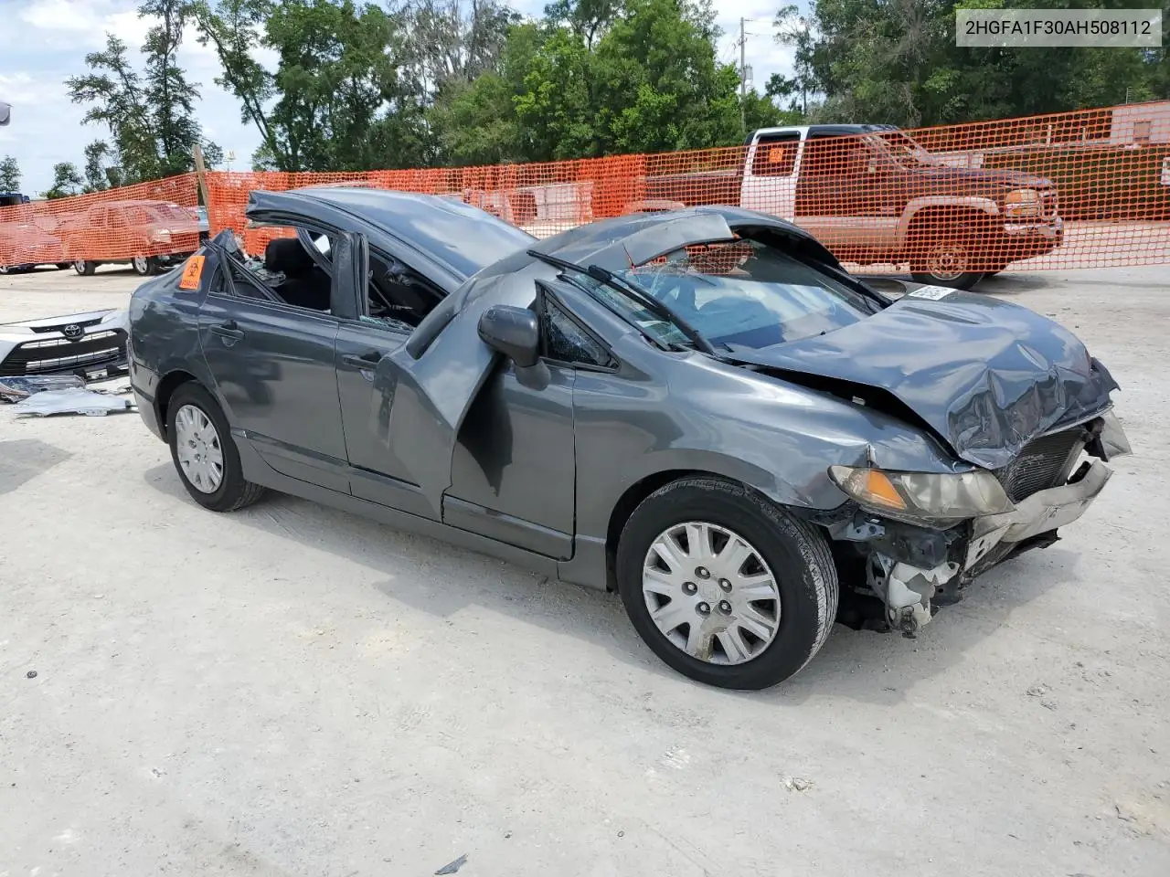 2010 Honda Civic Vp VIN: 2HGFA1F30AH508112 Lot: 55391415