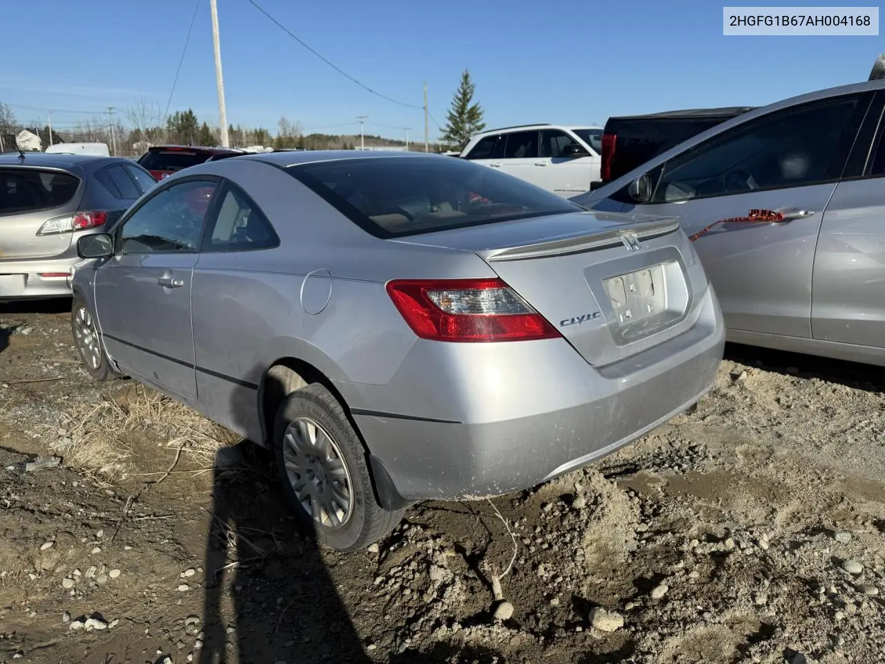 2010 Honda Civic Lx VIN: 2HGFG1B67AH004168 Lot: 56116725