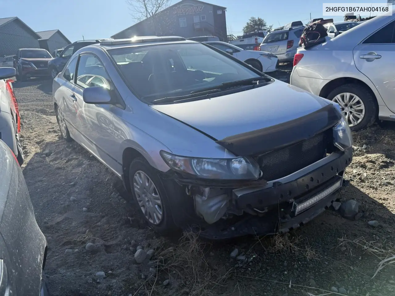 2010 Honda Civic Lx VIN: 2HGFG1B67AH004168 Lot: 56116725