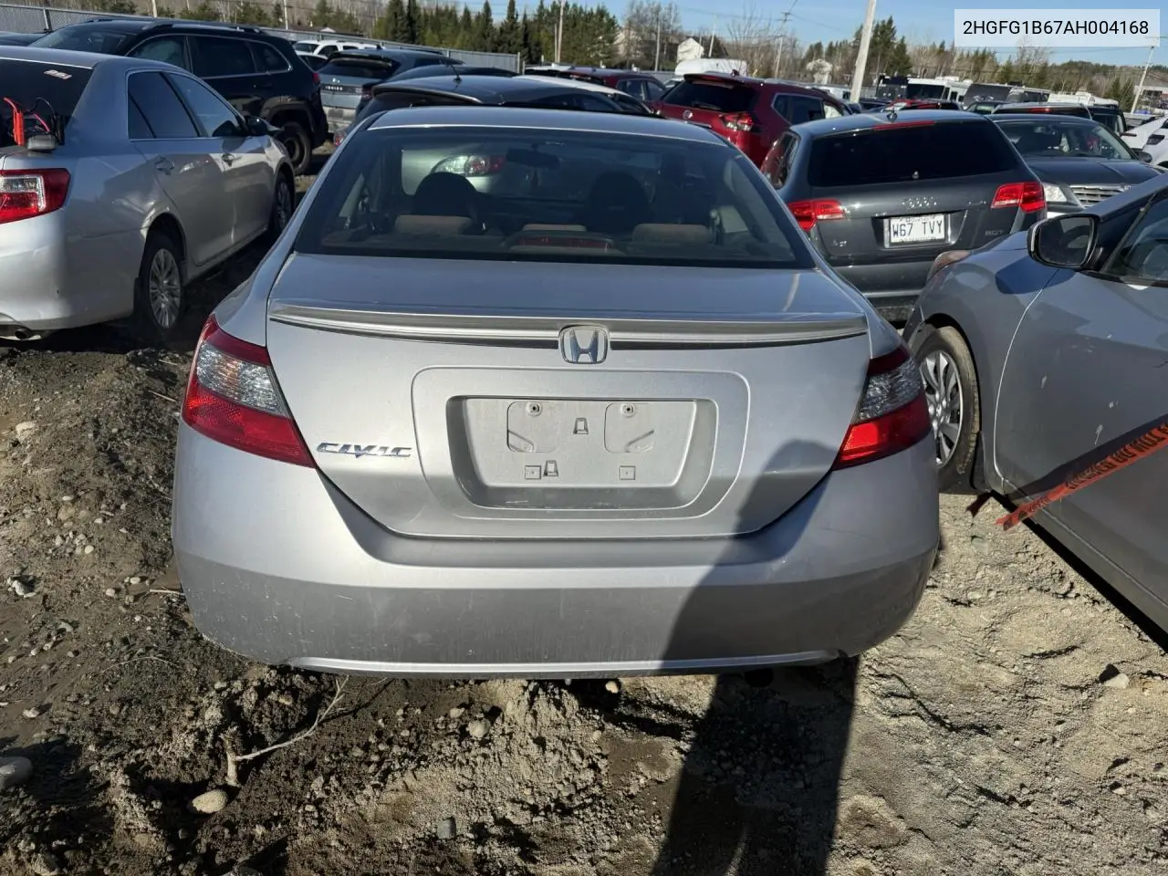 2010 Honda Civic Lx VIN: 2HGFG1B67AH004168 Lot: 56116725