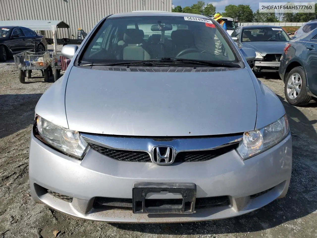 2010 Honda Civic Lx VIN: 2HGFA1F54AH577760 Lot: 56324535