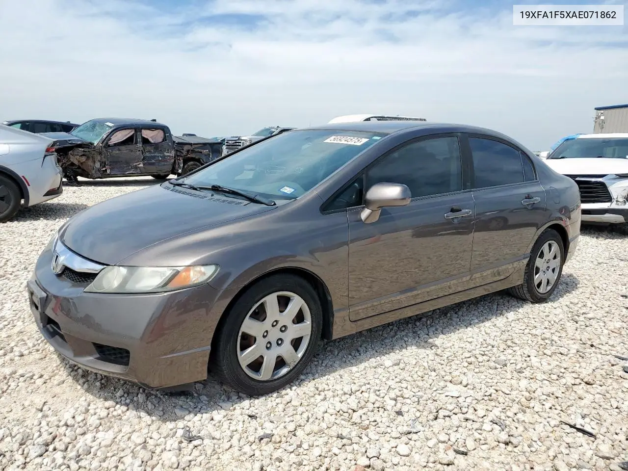 2010 Honda Civic Lx VIN: 19XFA1F5XAE071862 Lot: 56924575