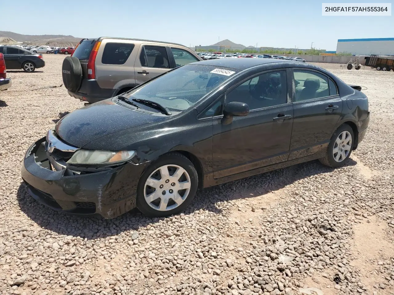 2010 Honda Civic Lx VIN: 2HGFA1F57AH555364 Lot: 56994545