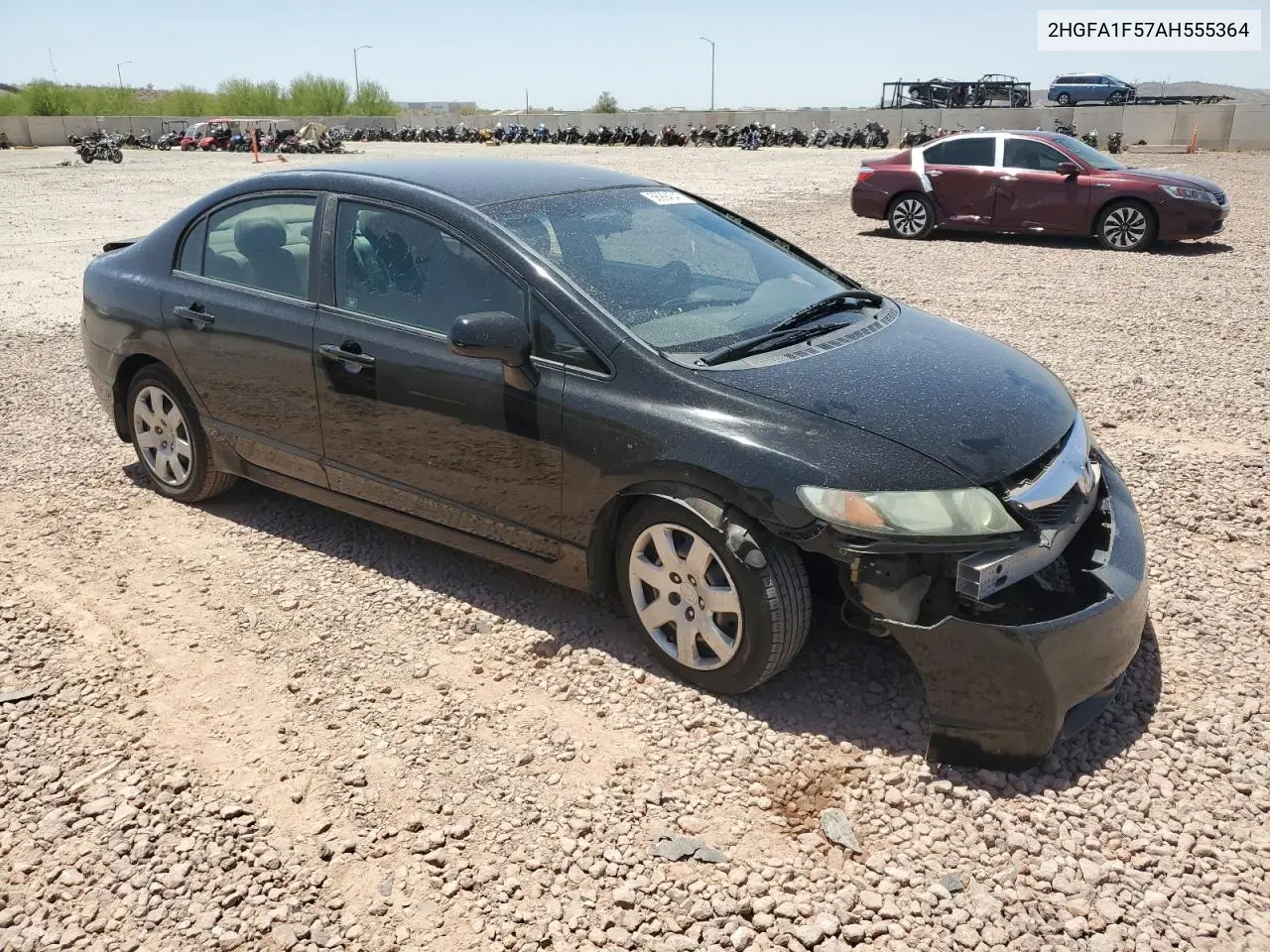 2010 Honda Civic Lx VIN: 2HGFA1F57AH555364 Lot: 56994545