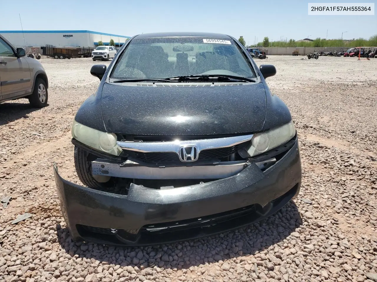 2010 Honda Civic Lx VIN: 2HGFA1F57AH555364 Lot: 56994545