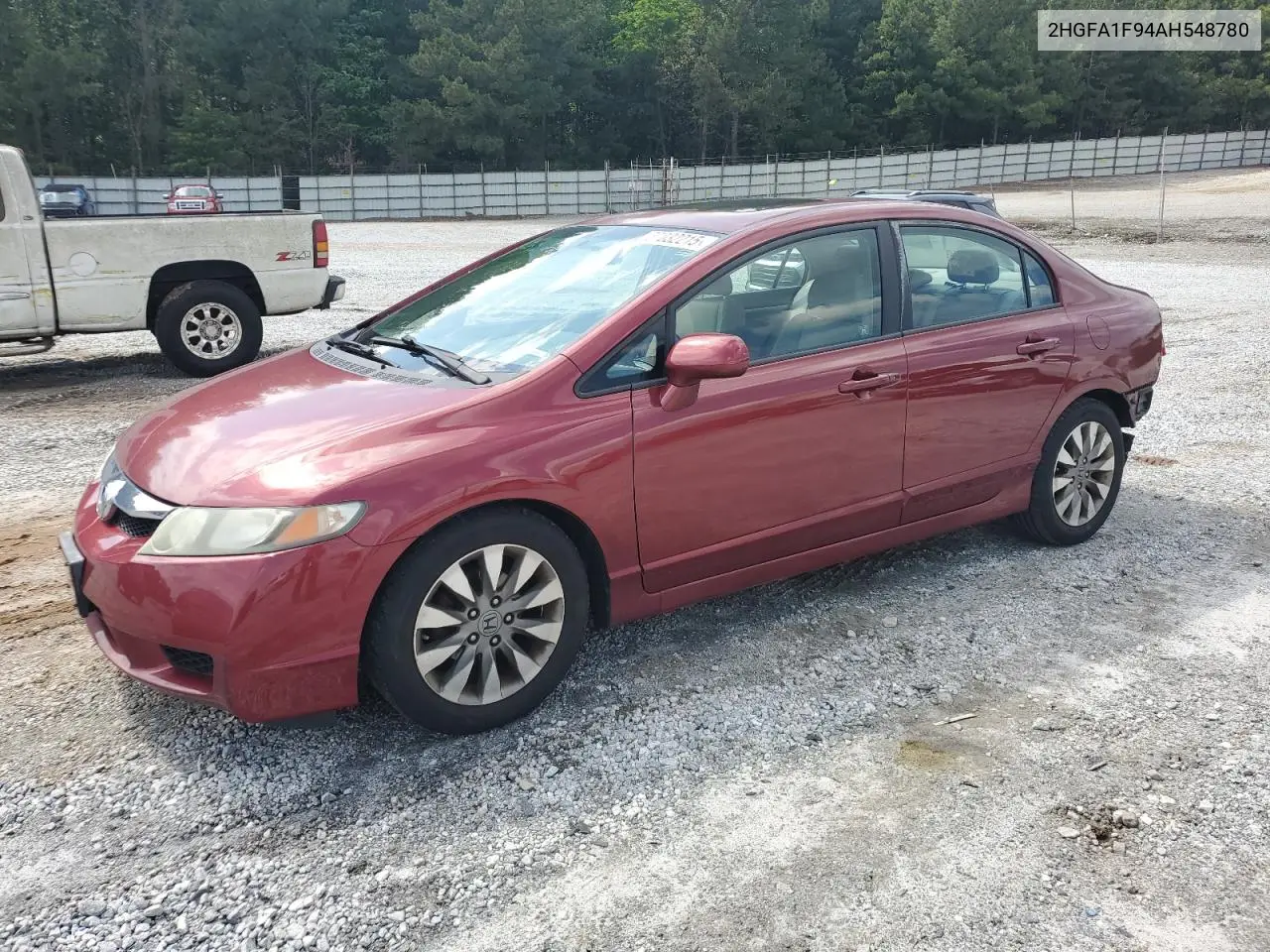 2010 Honda Civic Exl VIN: 2HGFA1F94AH548780 Lot: 57032215