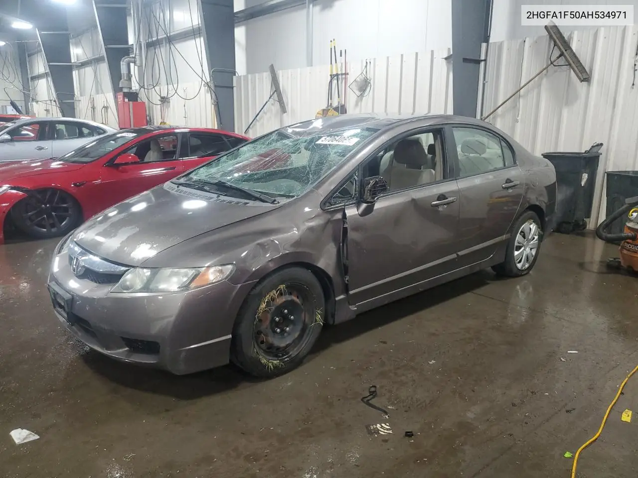 2010 Honda Civic Lx VIN: 2HGFA1F50AH534971 Lot: 57064065