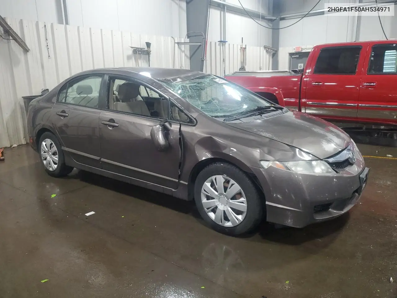 2010 Honda Civic Lx VIN: 2HGFA1F50AH534971 Lot: 57064065