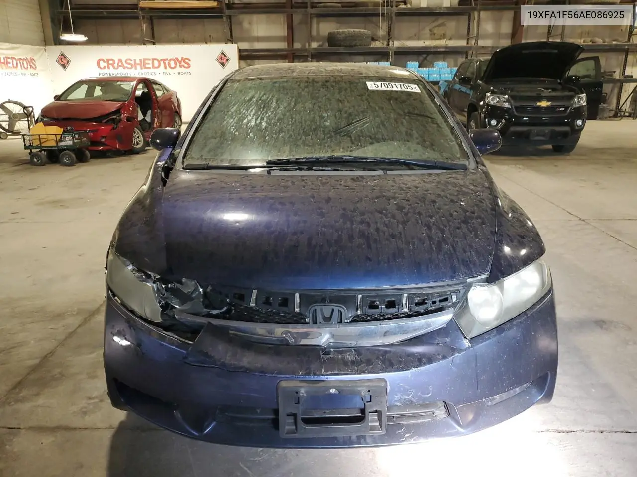 2010 Honda Civic Lx VIN: 19XFA1F56AE086925 Lot: 57091705