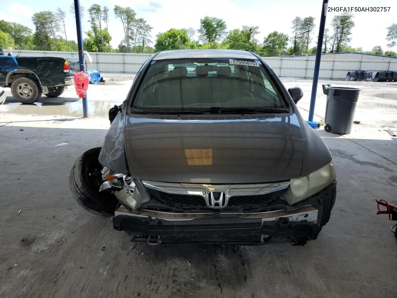 2010 Honda Civic Lx VIN: 2HGFA1F50AH302757 Lot: 57095075
