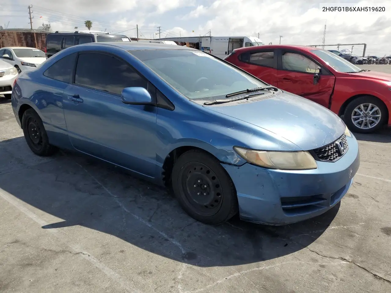 2010 Honda Civic Lx VIN: 2HGFG1B6XAH519620 Lot: 57182555