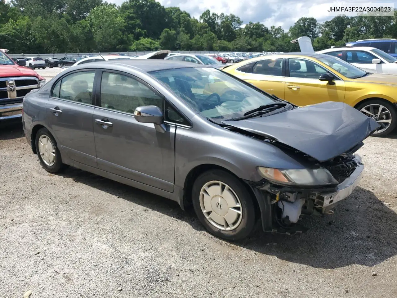2010 Honda Civic Hybrid VIN: JHMFA3F22AS004623 Lot: 60716985