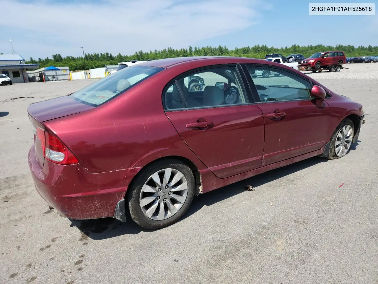 2010 Honda Civic Exl VIN: 2HGFA1F91AH525618 Lot: 61443275
