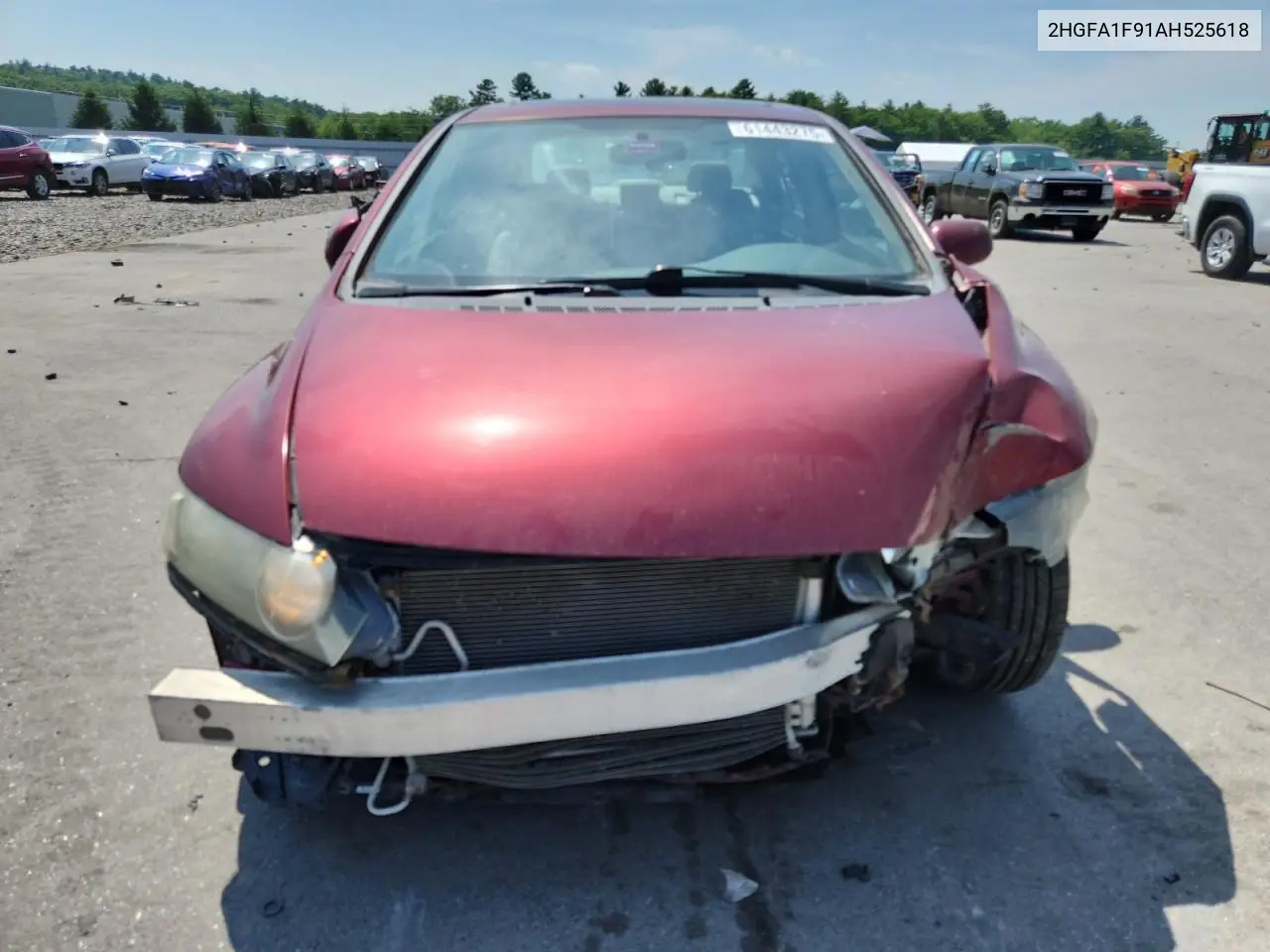 2010 Honda Civic Exl VIN: 2HGFA1F91AH525618 Lot: 61443275