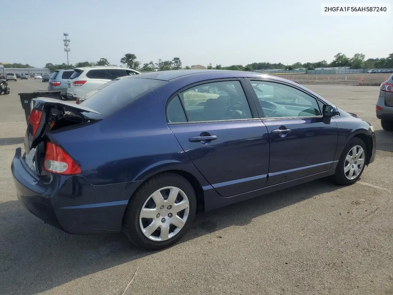 2010 Honda Civic Lx VIN: 2HGFA1F56AH587240 Lot: 61498895