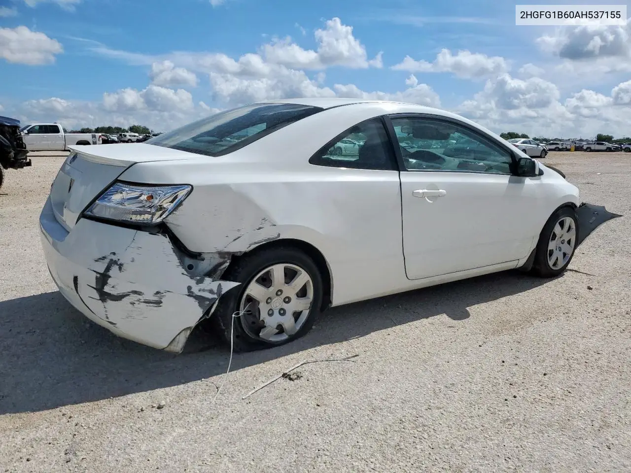 2010 Honda Civic Lx VIN: 2HGFG1B60AH537155 Lot: 61986405