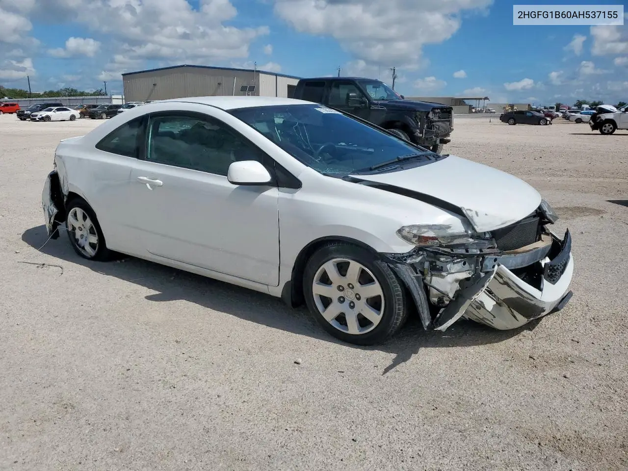 2010 Honda Civic Lx VIN: 2HGFG1B60AH537155 Lot: 61986405